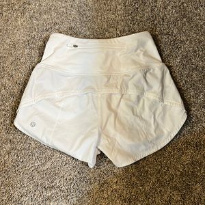 White Lululemon Shorts